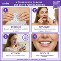 Bandes Blanchissantes Violettes GlowSmile V34 — 42 Bandes
